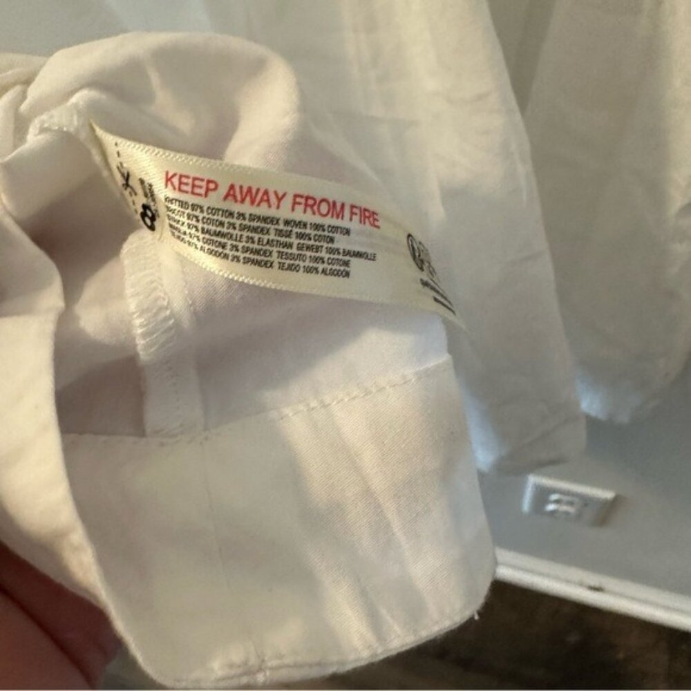 Free People  free-est white Classic Charm Mini Dress size medium - Picture 11 of 13